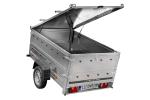 Remorque légère 200x125 UNITRAILER GARDEN 201 KIPP côtés BIS capot aluminium PTAC 750 kg – image 21