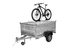 Remorque légère 200x125 UNITRAILER GARDEN 201 KIPP côtés BIS capot aluminium PTAC 750 kg – image 10