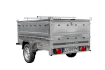 Remorque légère 200x125 UNITRAILER GARDEN 201 KIPP côtés BIS capot aluminium PTAC 750 kg – image 9