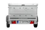 Remorque légère 200x125 UNITRAILER GARDEN 201 KIPP côtés BIS capot aluminium PTAC 750 kg – image 16