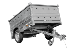 Remorque légère 200x125 UNITRAILER GARDEN 201 KIPP côtés BIS capot aluminium PTAC 750 kg – image 23