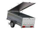 UNITRAILER Garden Trailer 264 KIPP 264x125 cm basculante avec ridelles BIS et couvercle aluminium – image 13