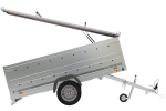 UNITRAILER Garden Trailer 264 KIPP 264x125 cm basculante avec ridelles BIS et couvercle aluminium – image 12