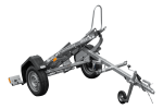 Remorque porte-moto UNITRAILER RIDER 1 2256×1110 mm, PTAC 350–450 kg, rail acier, non freinée – image 15