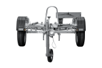 Remorque porte-moto UNITRAILER RIDER 1 2256×1110 mm, PTAC 350–450 kg, rail acier, non freinée – image 11