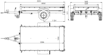 Remorque basculante 1 essieu UNITRAILER Garden Trailer 230 Kipp 230x125 cm 750 kg – image 5