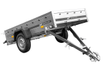 Remorque un essieu 230x125 UNITRAILER GARDEN 230 KIPP côtés BIS capot aluminium PTAC 750 kg – image 2