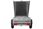 Remorque simple essieu UNITRAILER Garden Trailer 150 KIPP 150x106 capot aluminium – image 17