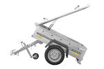 Remorque simple essieu UNITRAILER Garden Trailer 150 KIPP 150x106 capot aluminium – image 10