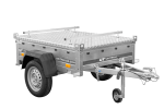 Remorque simple essieu UNITRAILER Garden Trailer 150 KIPP 150x106 capot aluminium – image 20
