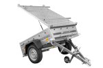 Remorque simple essieu UNITRAILER Garden Trailer 150 KIPP 150x106 capot aluminium – image 1