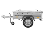 Remorque simple essieu UNITRAILER Garden Trailer 150 KIPP 150x106 capot aluminium – image 14