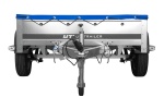 Remorque sur ressorts UNITRAILER Garden 201/R KIPP 200x125 châssis H-0 bâche bleue 750 kg – image 18