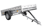 Remorque sur ressorts UNITRAILER Garden 264/R KIPP 264x125 châssis H-1100 bâche grise – image 2