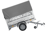 Remorque tôle basculante UNITRAILER Garden Trailer 200 Kipp 2006 x 1063 mm PTAC 750 kg – image 20