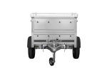 Remorque un essieu 150x106 UNITRAILER GARDEN 150 KIPP ridelles supplémentaires capot aluminium PTAC 750 kg – image 14