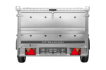 Remorque un essieu 230x125 UNITRAILER GARDEN 230 KIPP côtés BIS capot aluminium PTAC 750 kg – image 13
