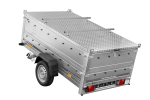 Remorque un essieu 230x125 UNITRAILER GARDEN 230 KIPP côtés BIS capot aluminium PTAC 750 kg – image 9