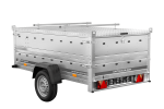 Remorque un essieu 230x125 UNITRAILER GARDEN 230 KIPP côtés BIS capot aluminium PTAC 750 kg – image 19