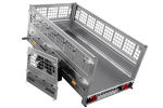 Remorque basculante UNITRAILER Garden Trailer 200 KIPP 200,6×106,3 cm PTAC 750 kg – image 11