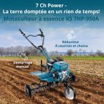 Motoculteur KÖNNER & SÖHNEN KS 7HP-950A 212 cm³ 7 CV