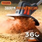 Motoculteur à batterie TASKSTAR TH4000 avec 2 batteries