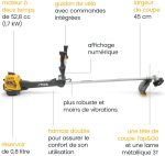 Débroussailleuse thermique STIGA BC 760 B 52.8 cm³ coupe 45 cm