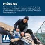 Scie circulaire BOSCH GKS 18V-57-2 GX 18 V coupe 57 mm