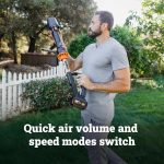Souffleur sans fil WORX WG543 20 V 410 CFM avec batterie