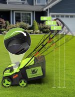 Scarificateur électrique OKKMAX 40.6 cm avec sac de collecte