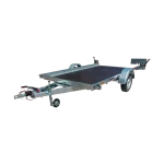 Remorque plateau SOREL PJ306F113NUE PTAC 1300 kg 306x166 cm – image 1