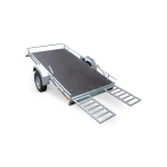 Remorque plateau SOREL 8310 PTAC 500 kg 216x130 cm basculante non freinée – image 4