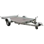 Remorque plateau LIDER Robust 40375 PTAC 750 kg 304x171 cm freinée – image 1