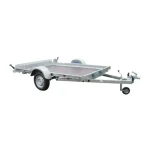 Remorque plateau LIDER Robust 40360 PTAC 750 kg 254x161 cm – image 1