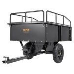 Remorque à benne basculante 680 kg 0,4 m³ - Capacité de Charge 340 kg – image 1