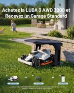 Robot tondeuse sans fil 3000 m² avec LiDAR 360° – image 3