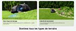 Robot tondeuse 250 m² sans fil périphérique