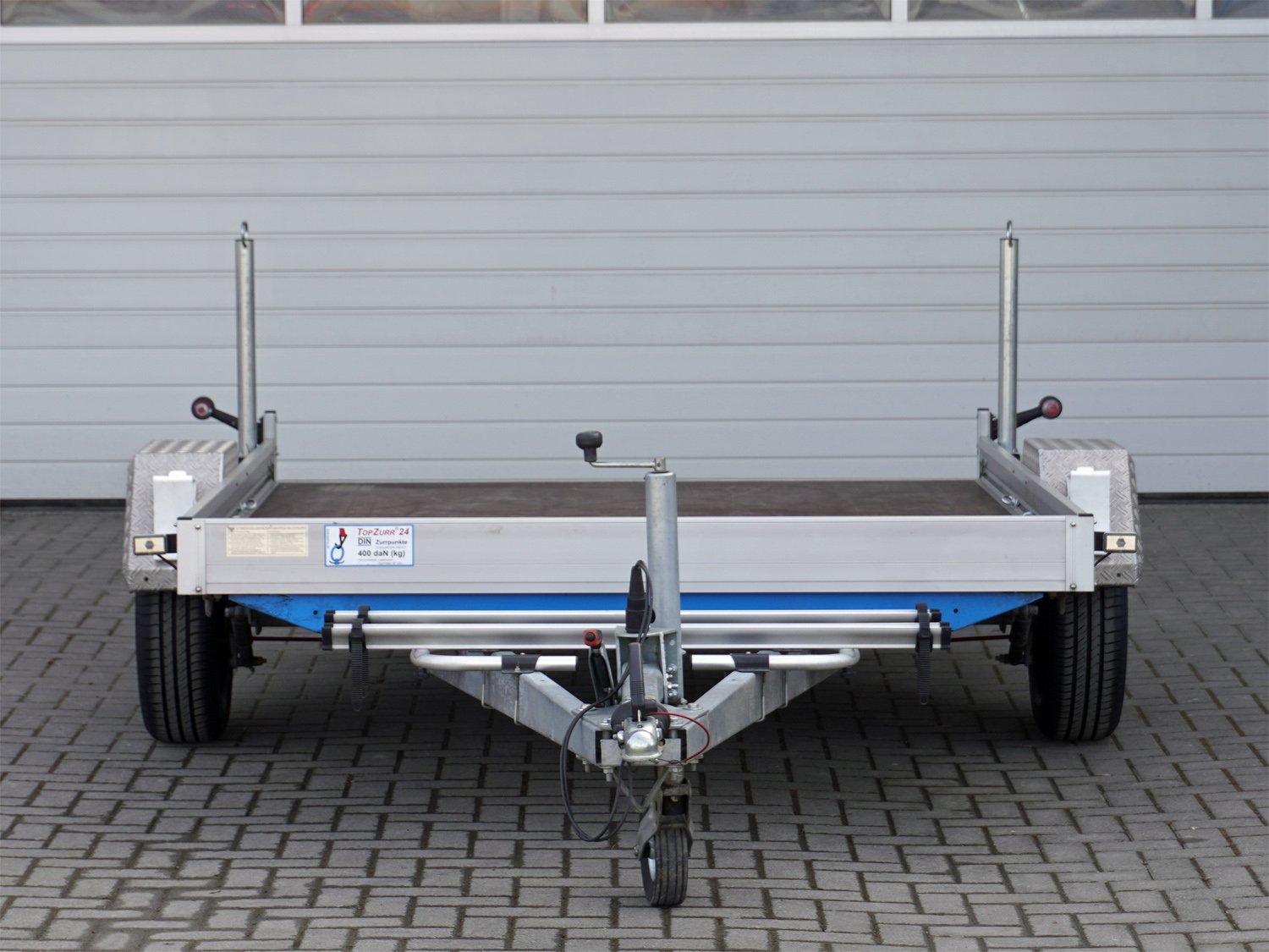 Remorque porte-véhicules Barthau QM1351 1350 kg avec rampes aluminium