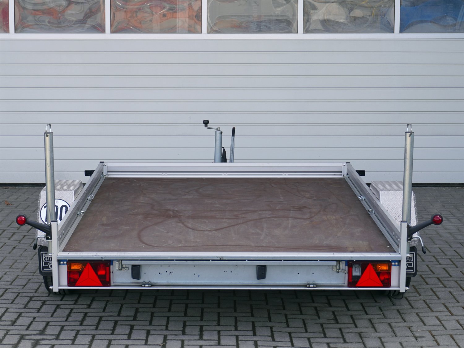 Remorque porte-véhicules Barthau QM1351 1350 kg avec rampes aluminium