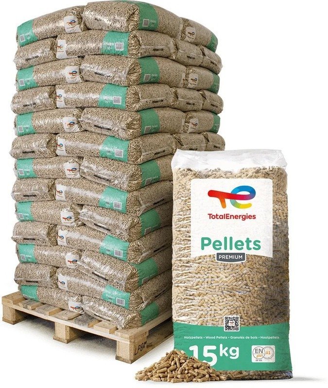 Granulés de bois TotalEnergies Premium ENplus A1 975 kg