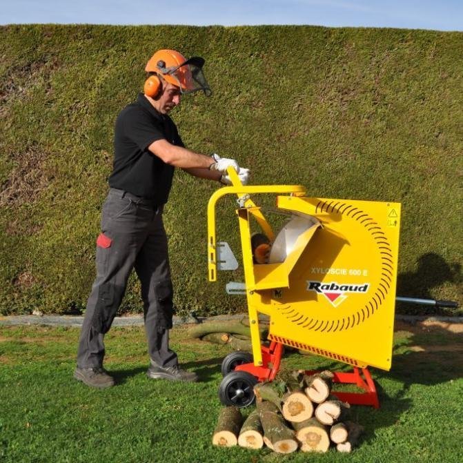 Scie circulaire à chevalet RABAUD XYLOSCIE 600 ET électrique