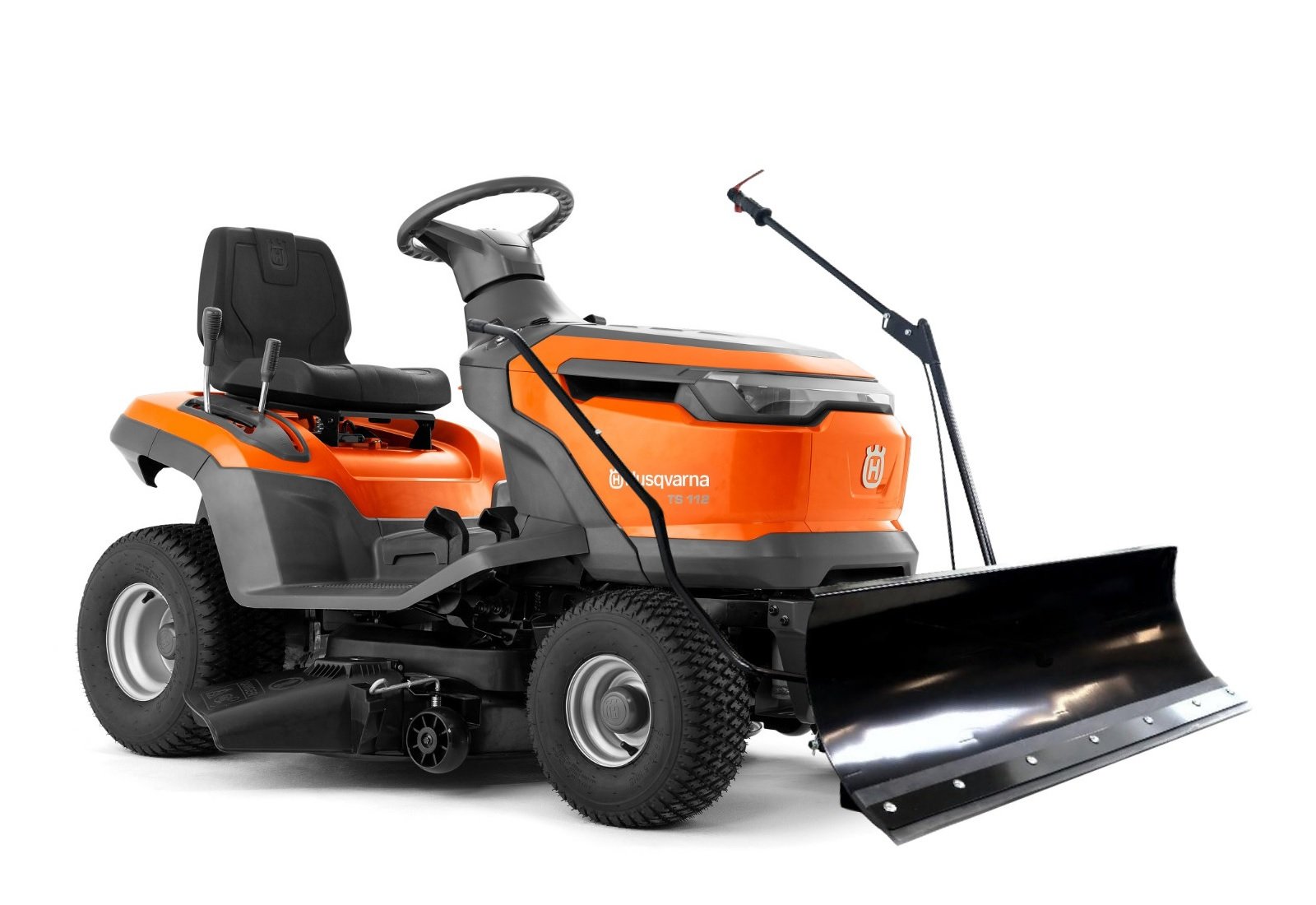 Husqvarna TS 112 tracteur tondeuse avec pack hiver et bac 210 l