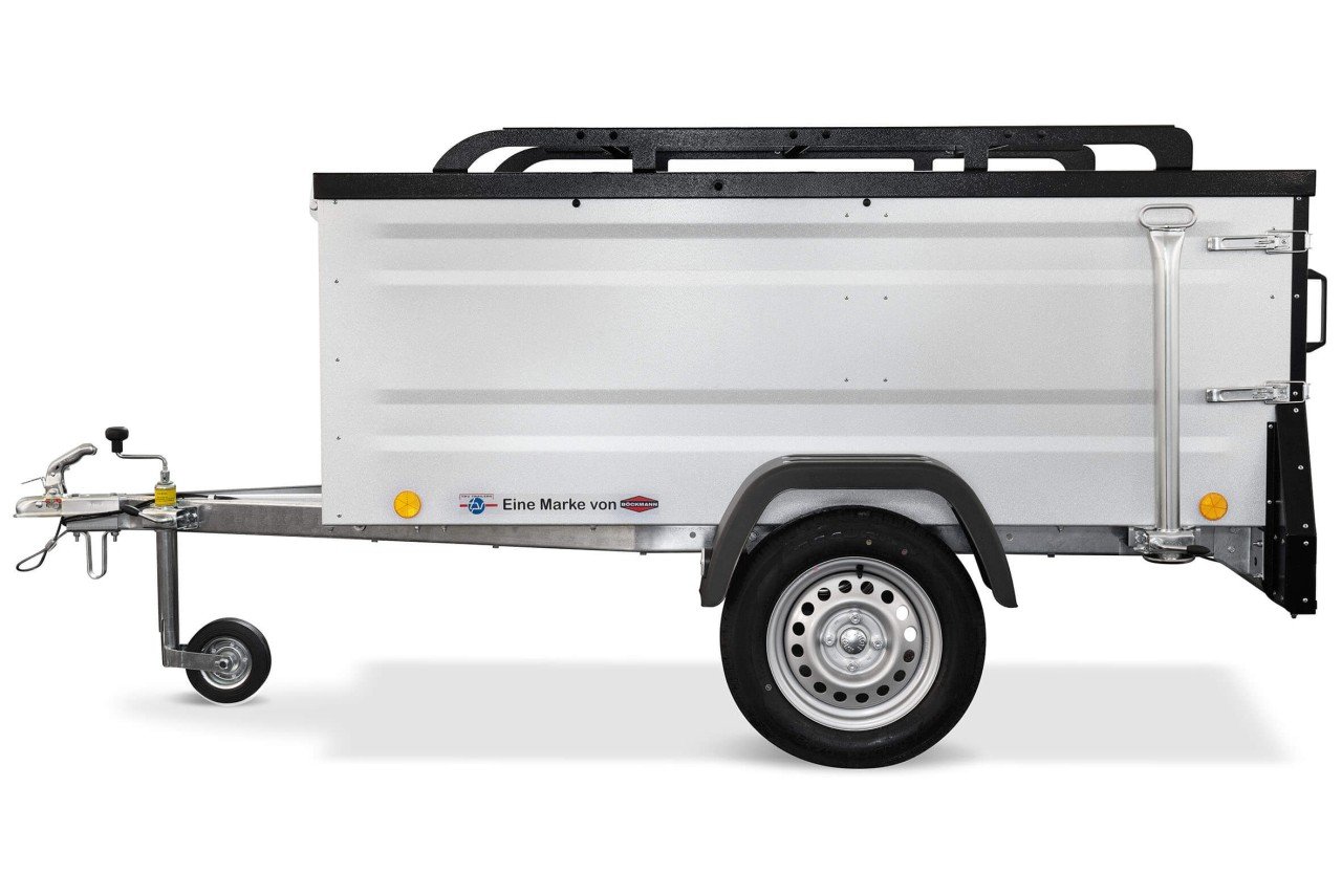 Remorque utilitaire Böckmann/TPV KT-EB2 1000 kg avec couvercle et galerie