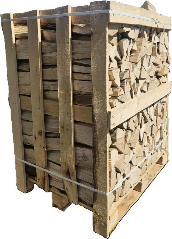 Bois de chauffage hêtre 25 cm 2 RM en caisses bois
