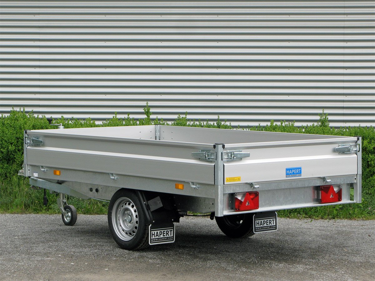 Remorque plateau Hapert Azure H-1 1500 châssis abaissé