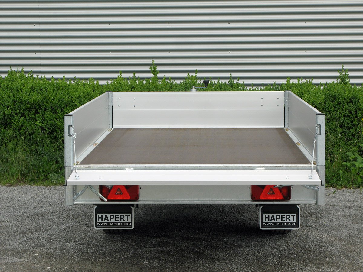 Remorque plateau Hapert Azure H-1 1500 châssis abaissé