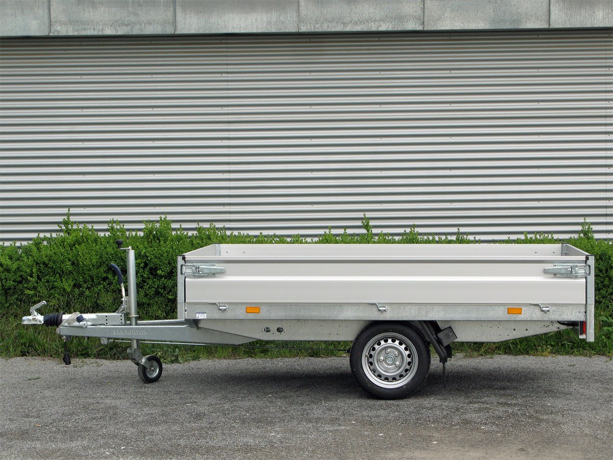 Remorque plateau Hapert Azure H-1 1500 2800 × 1600 à châssis bas