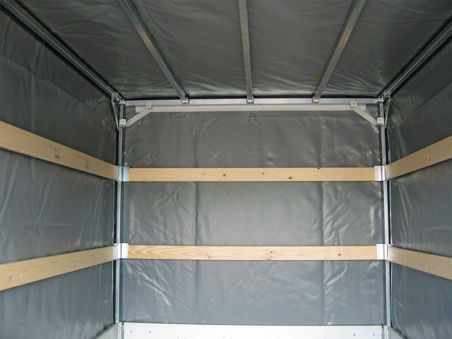 Remorque plateau Hapert Azure H-2 2700 4050 × 2000 mm avec bâche haute 2000 mm