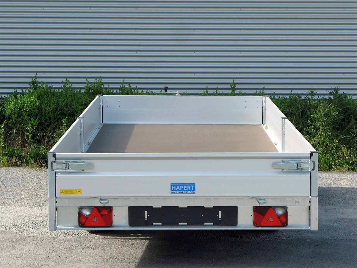 Remorque plateau Hapert Azure H-2 3000 5050 x 2400 à châssis bas