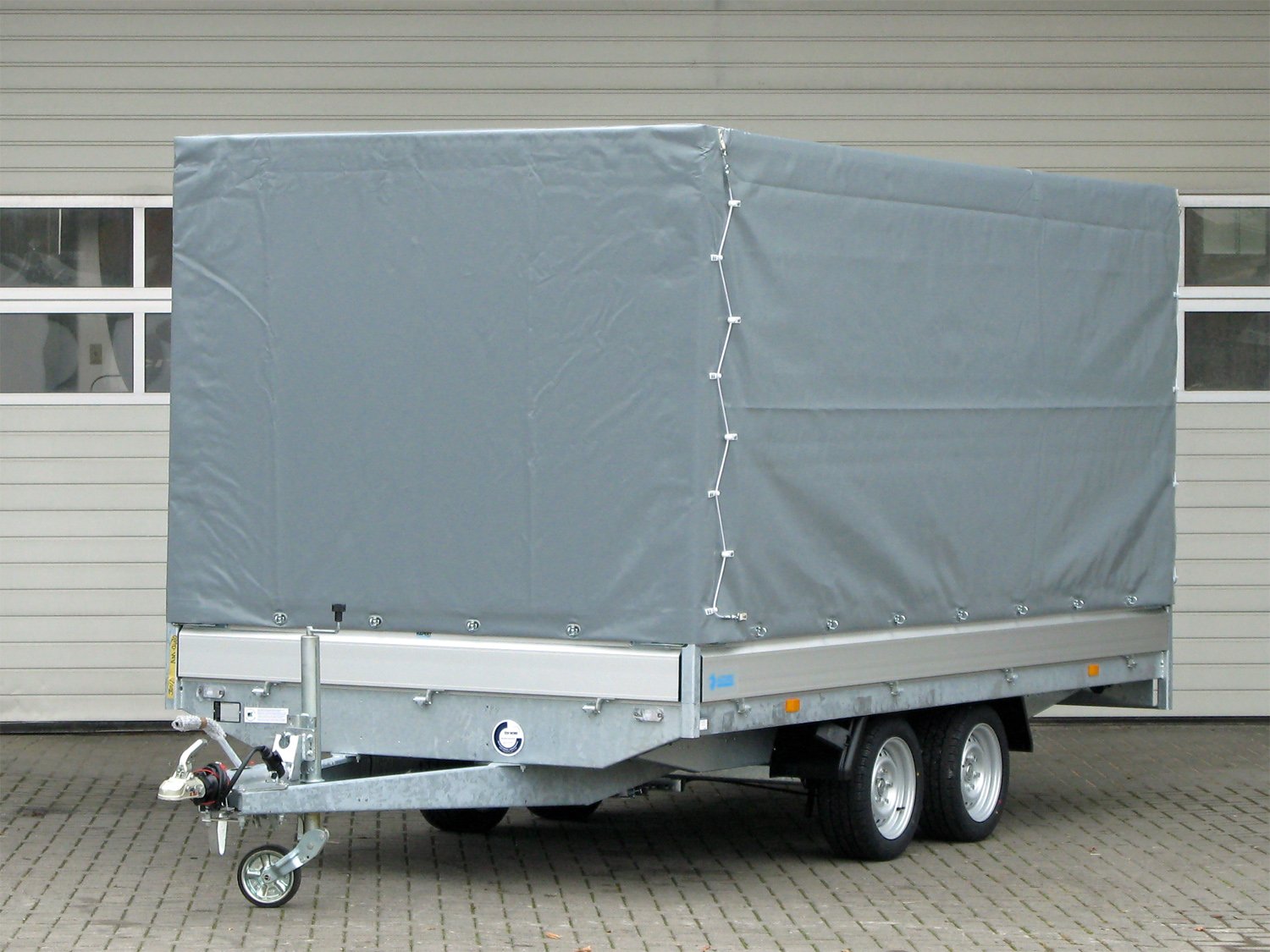 Remorque plateau Hapert Azure H-2 2700 4050 x 2000 avec bâche haute 2000 mm